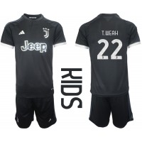 Koszulka piłkarska Juventus Timothy Weah #22 Strój Trzeci dla dzieci 2023-24 tanio Krótki Rękaw (+ Krótkie spodenki)
